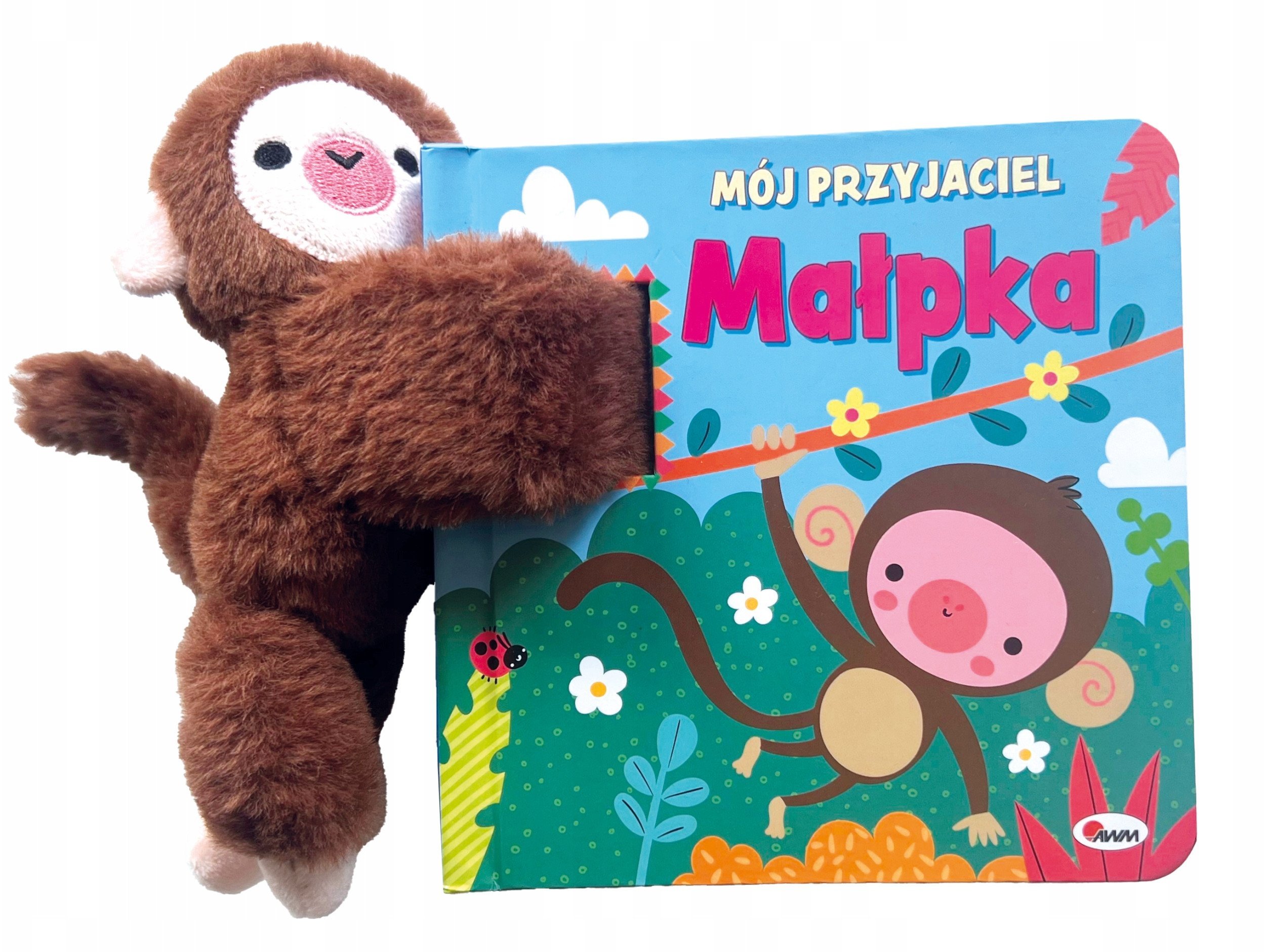 Mój przyjaciel małpka z maskotką 14843