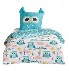 TODAY Pościel dziecięca 140x200 cm LAZY MORNING poszewka z uszkami