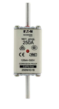 Eaton Wkładka nożowa NH00 500V 80A (80NHG00B)