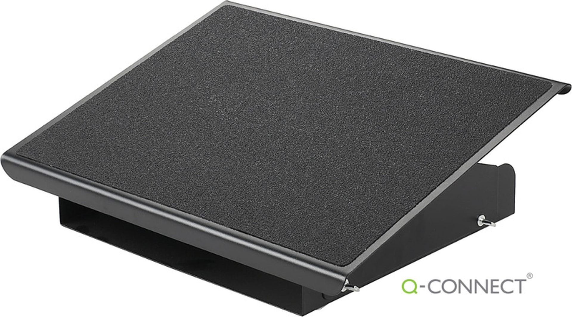 Q-Connect Podnóżek Q-Connect 41.5x42.6cm metalowy czarny