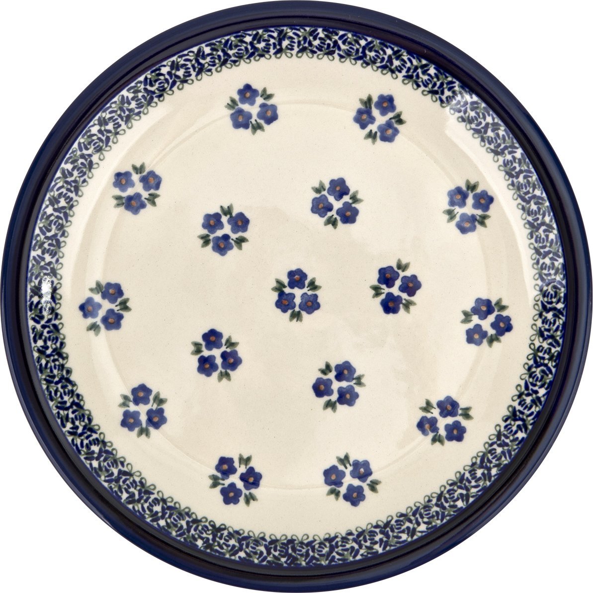 Bolesławiec Talerz obiadowy 24,5 cm GU-1001 Bolesławiec dek. 224A