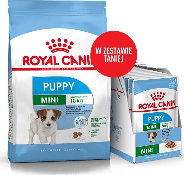 Royal Canin ROYAL CANIN Mini Puppy 8kg + 12x85g saszetka