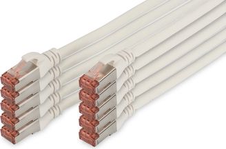 Digitus Patchcord CAT6, S-FTP, 5m, 10 sztuk (DK-1644-050-WH-10)