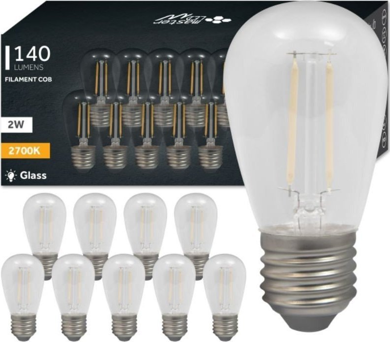 Masterled Żarówki ledowe retro Edison LED E27 Filament Vita ST14 2700K 2W Żarówki ledowe retro Edison LED E27 Filament Vita ST14 2700K 2W