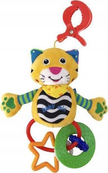 Baby Mix 26570 ZABAWKA Z GRZECHOTKĄ TYGRYSEK