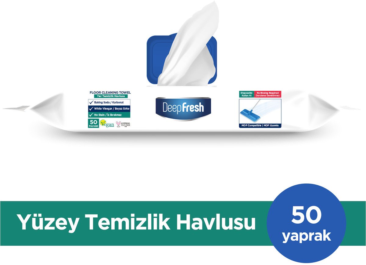 WIPES FOR SURF CLEAN FLOOR DEEPFRESH 50