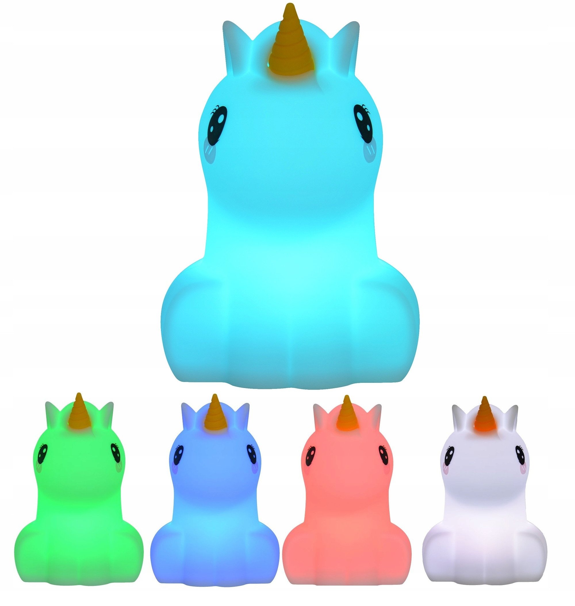 Lampka Nocna dla Dziecka Silikon Zmieniająca Kolory 1200mAh / Jednorożec