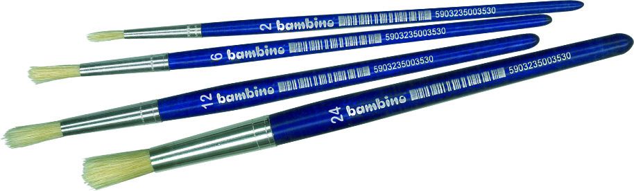 St. Majewski Pędzelki okrągłe Bambino nr 8