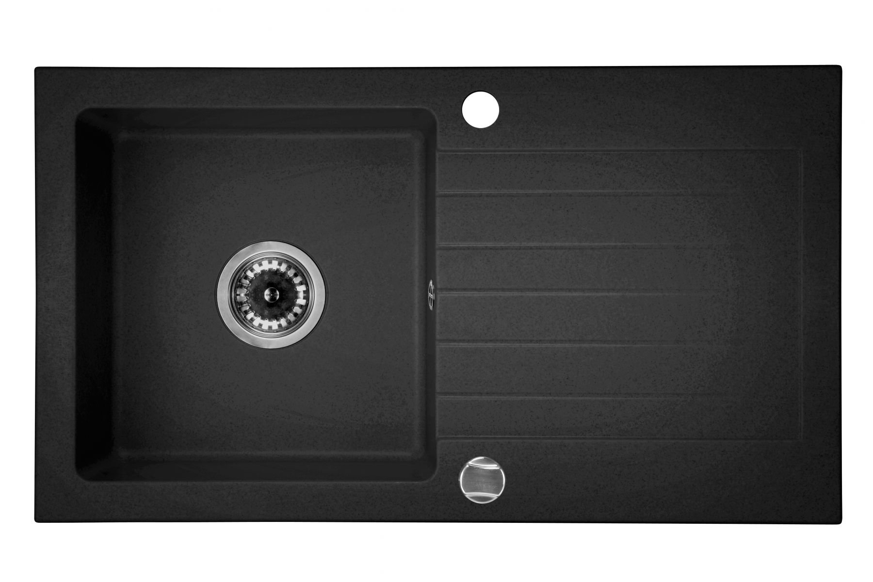 Zlewozmywak Deante Zlewozmywak 1 komorowy Zorba z ociekaczem alabaster ZQZ A113