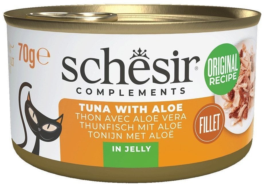SCHESIR Adult w Galarecie Tuńczyk z Aloesem 70g