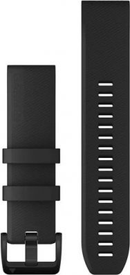 Garmin Pasek silikonowy na nadgarstek QuickFit 22 (czarny / czarna sprzączka) (010-12901-00)