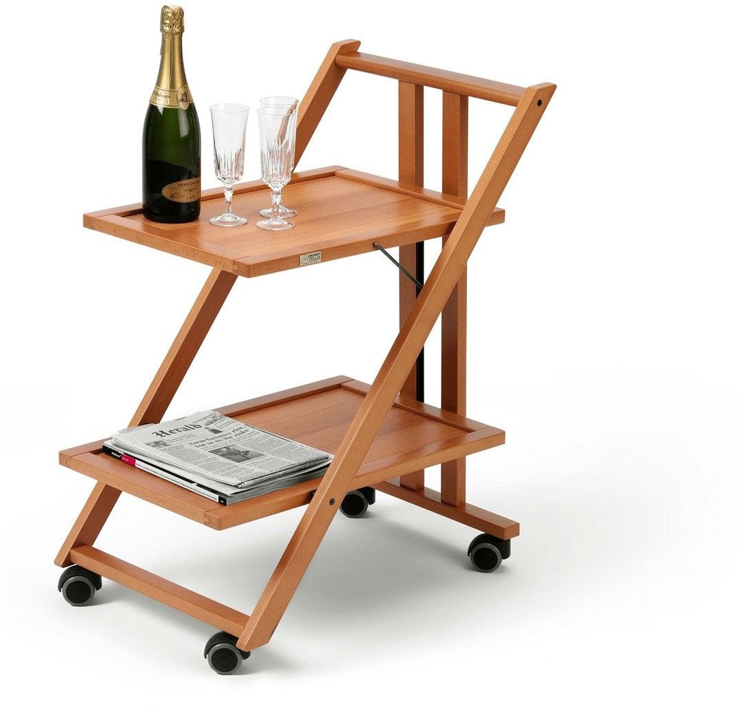Wózek serwisowy ARREDAMENTI SIMPATY Brązowy, 64x45 cm, idealny do kuchni i salonu