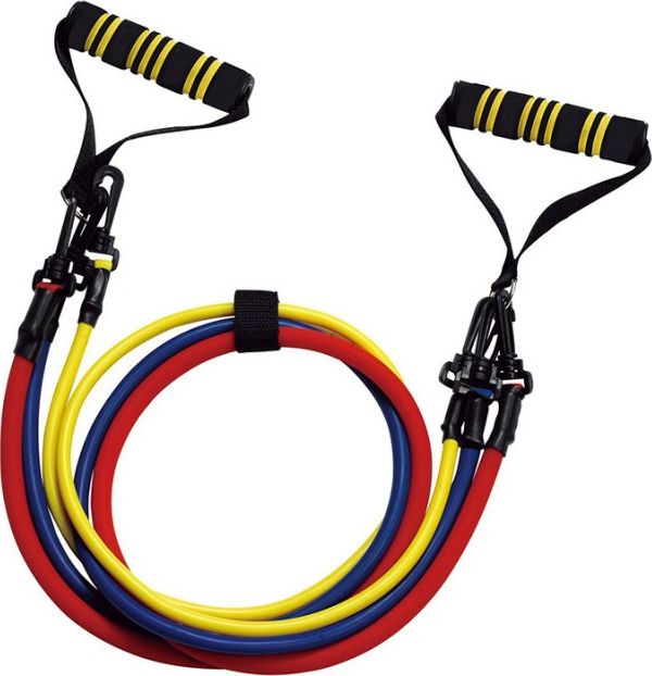 Body Sculpture Tubing BB-2330 różne poziomy oporu w zestawie wielokolorowy 3 szt.