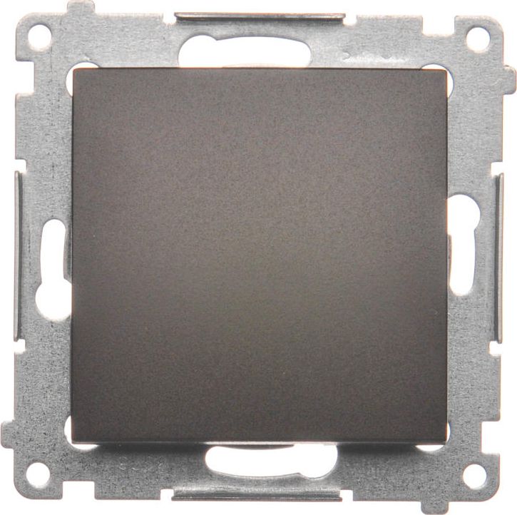 Kontakt-Simon Łącznik jednobiegunowy brąz mat - DW1.01/46