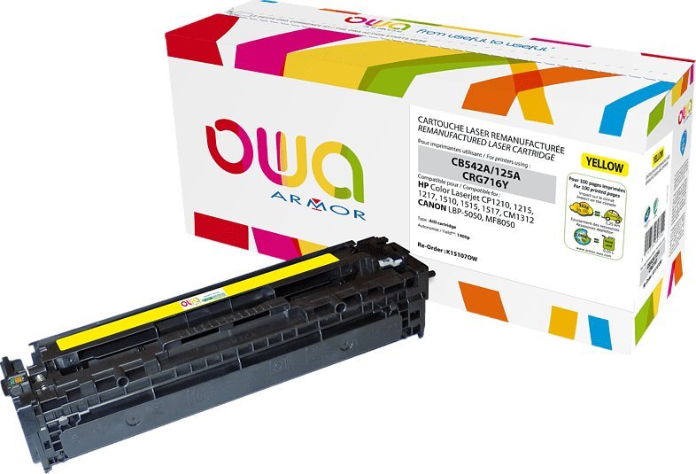 Toner Armor Yellow Zamiennik 125A (K15107OW)
