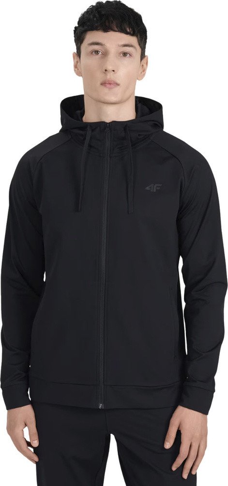 Bluza męska 4F FNK M654 czarna 4FWMM00TFSWM654 20S S