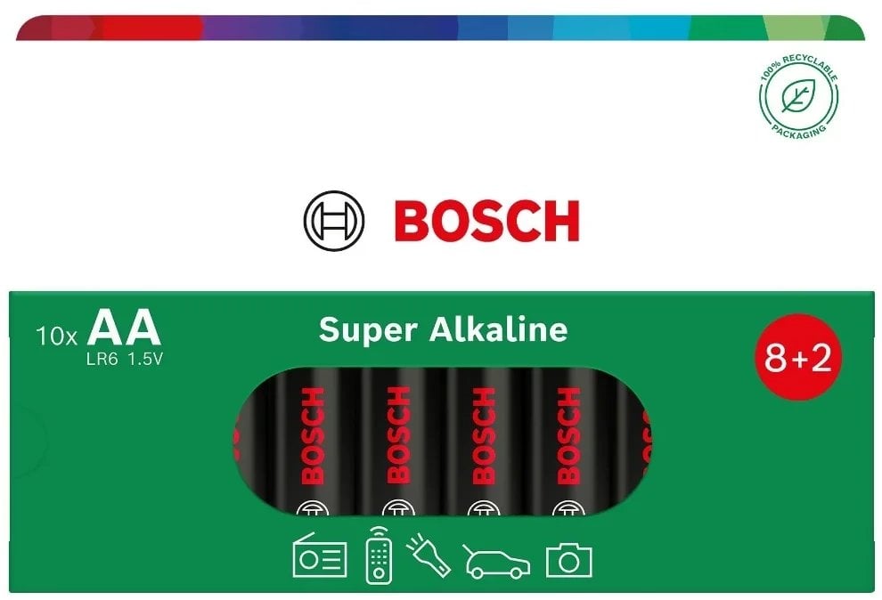 Philips BATERIA BOSCH 10SZT AA SUPER ALKALINE LR6SA10B/00