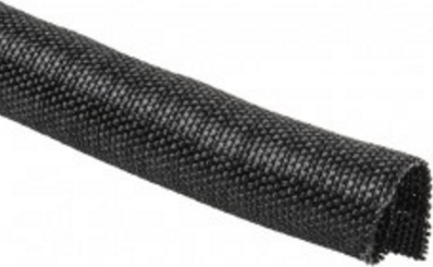Techflex Oplot F6 Woven Wrap 19.1mm Czarny 1m (F6W0.75BK)