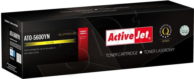 Toner Activejet ATO-5600YN Yellow Zamiennik 43324405 (ATO5600YN)
