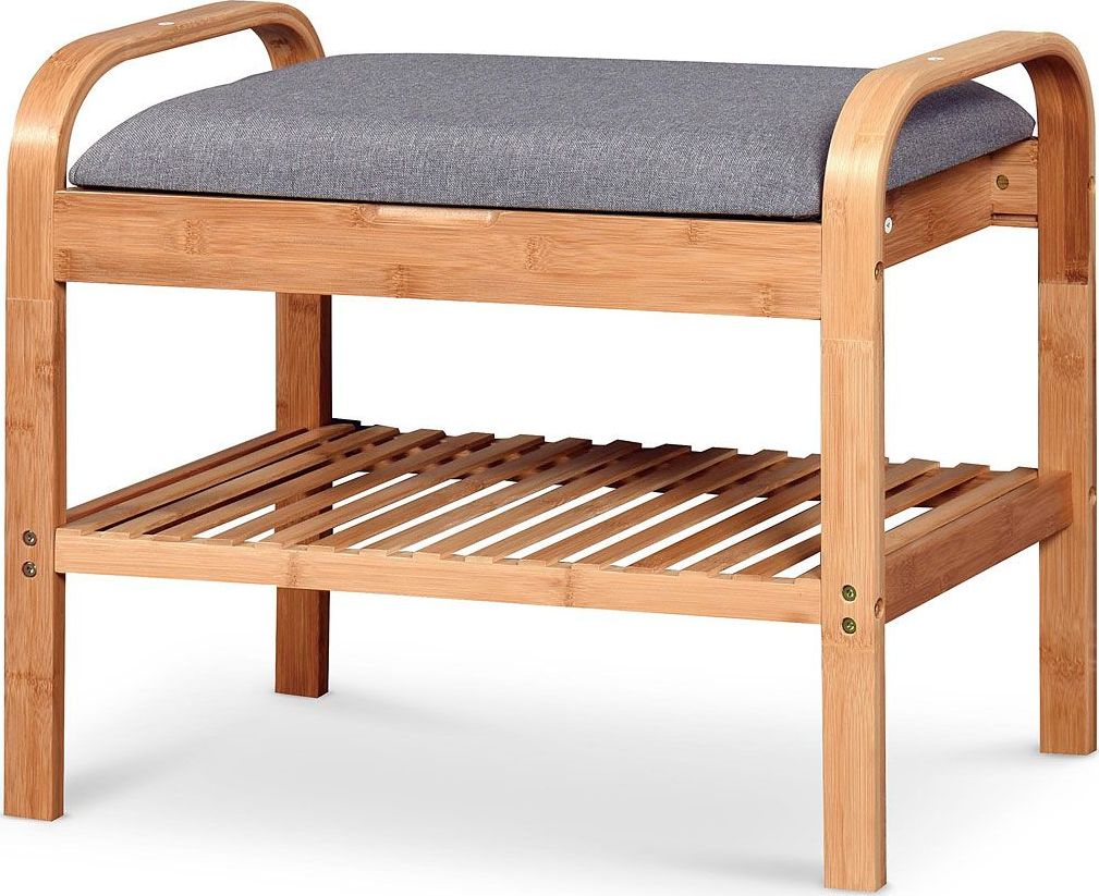 Elior Stojak na buty z siedziskiem Estran - Popiel