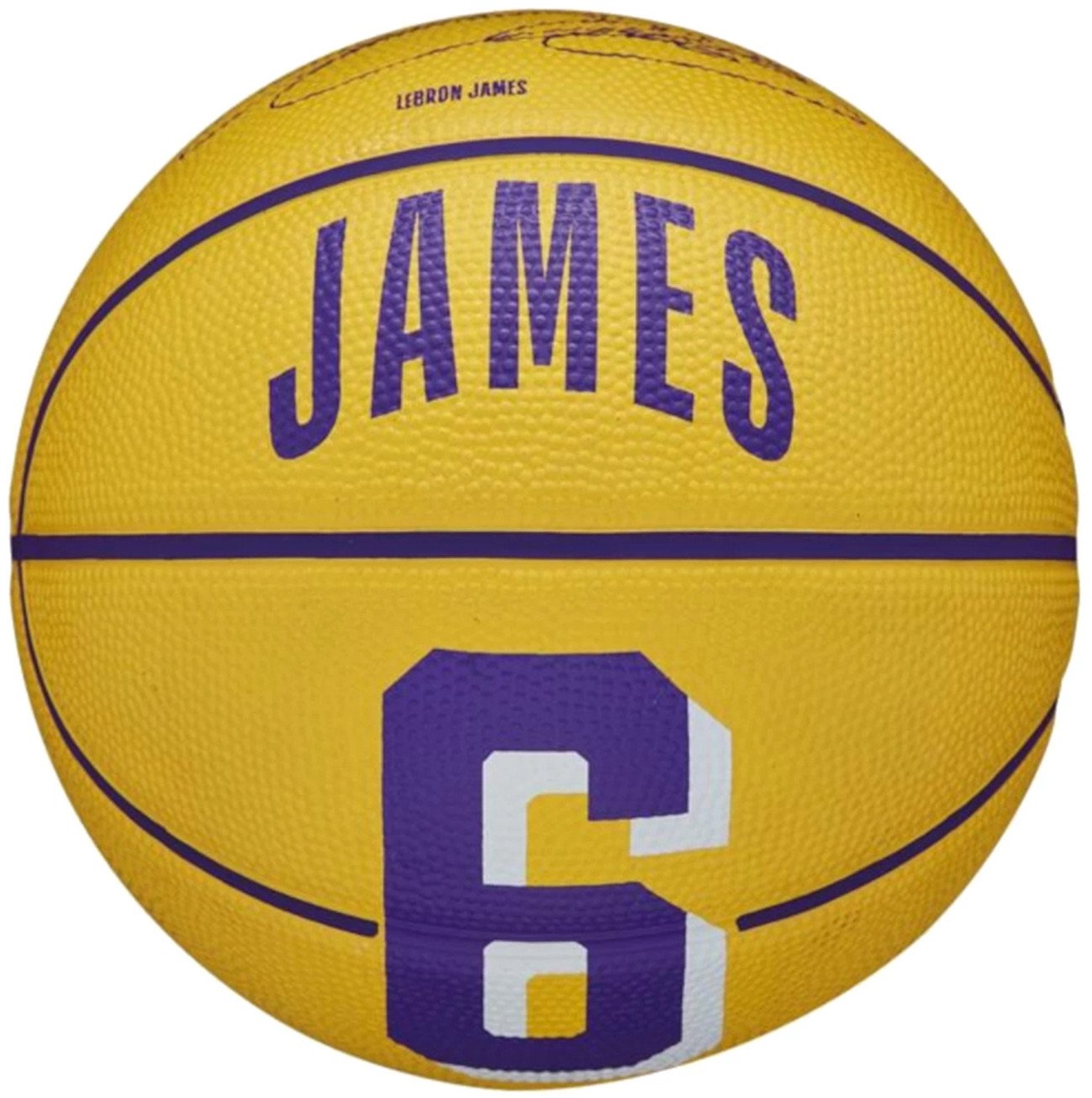 Wilson Wilson NBA Player Icon LeBron James Mini Ball WZ4007201XB Żółte 3