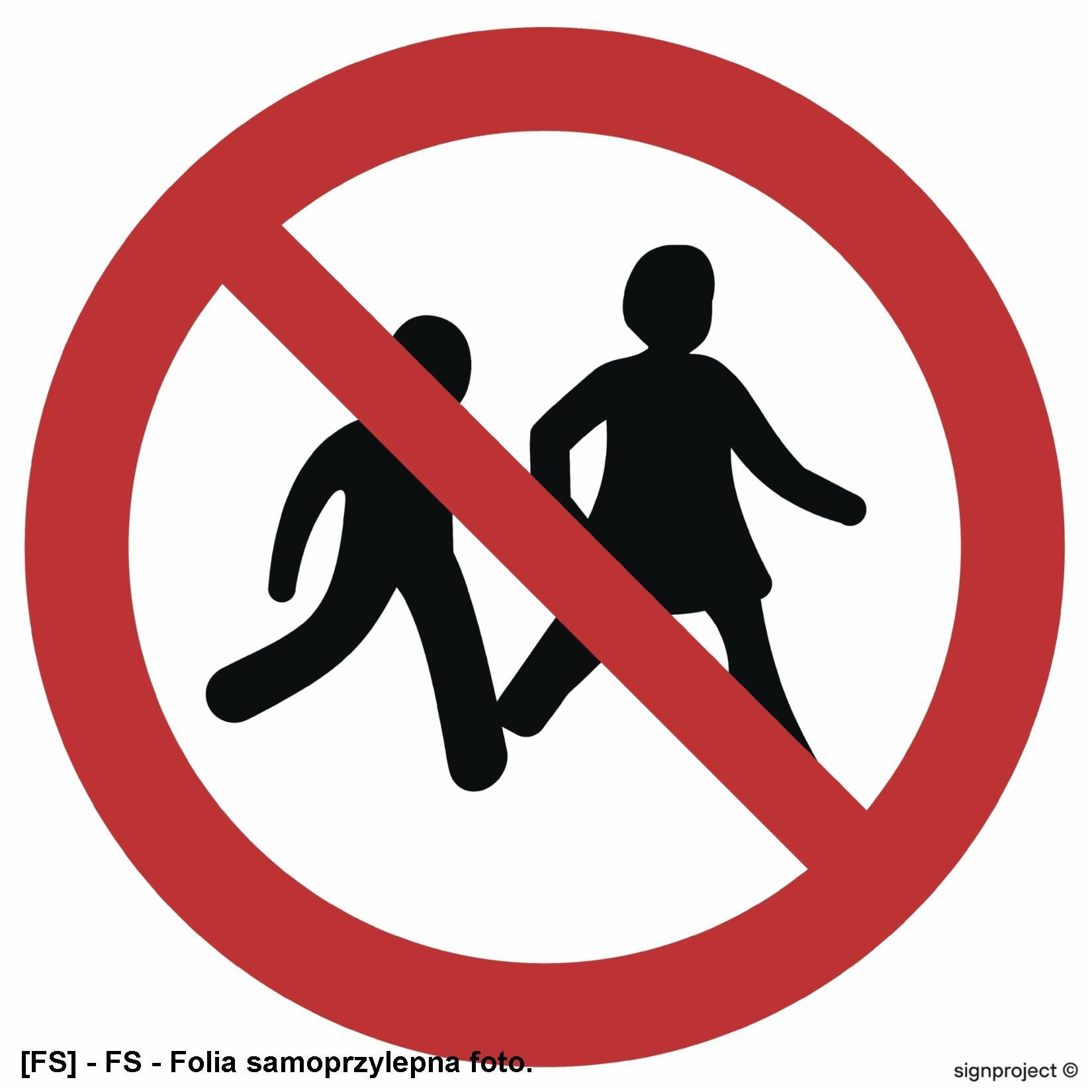 GA036 - Zakaz wstępu dzieciom 500x500