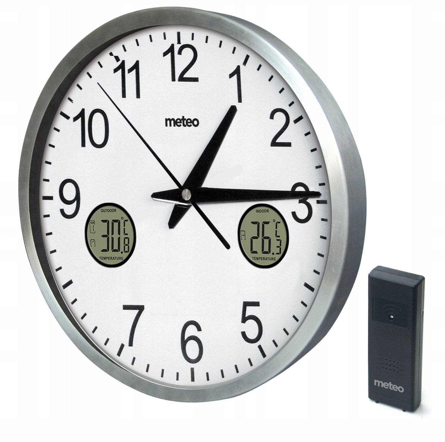 Zegar ścienny z termometrem METEO ZP31