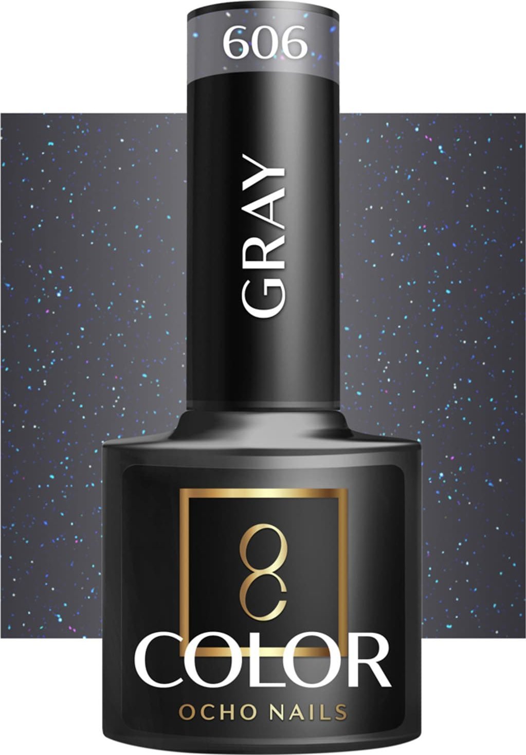 Activeshop OCHO NAILS Lakier hybrydowy gray 606 -5 g