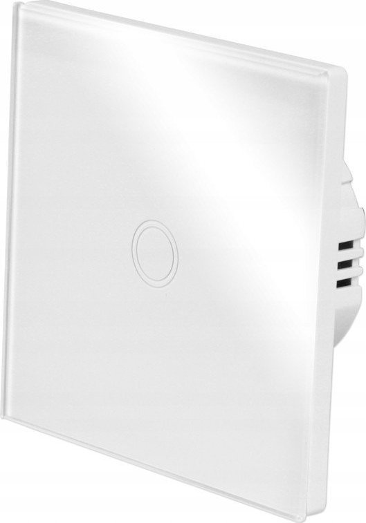 Masterled Włącznik schodowy szklany dotykowy RF Smart House Biały Włącznik schodowy szklany dotykowy RF Smart House czarny lub biały