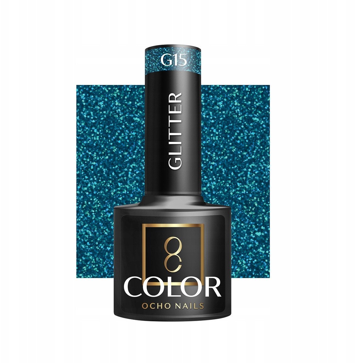 OCHO NAILS Lakier hybrydowy glitter G15 -5 g