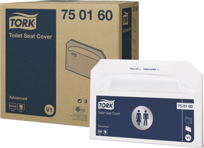 Tork Tork - Higieniczne nakładki sedesowe, advanced - Białe