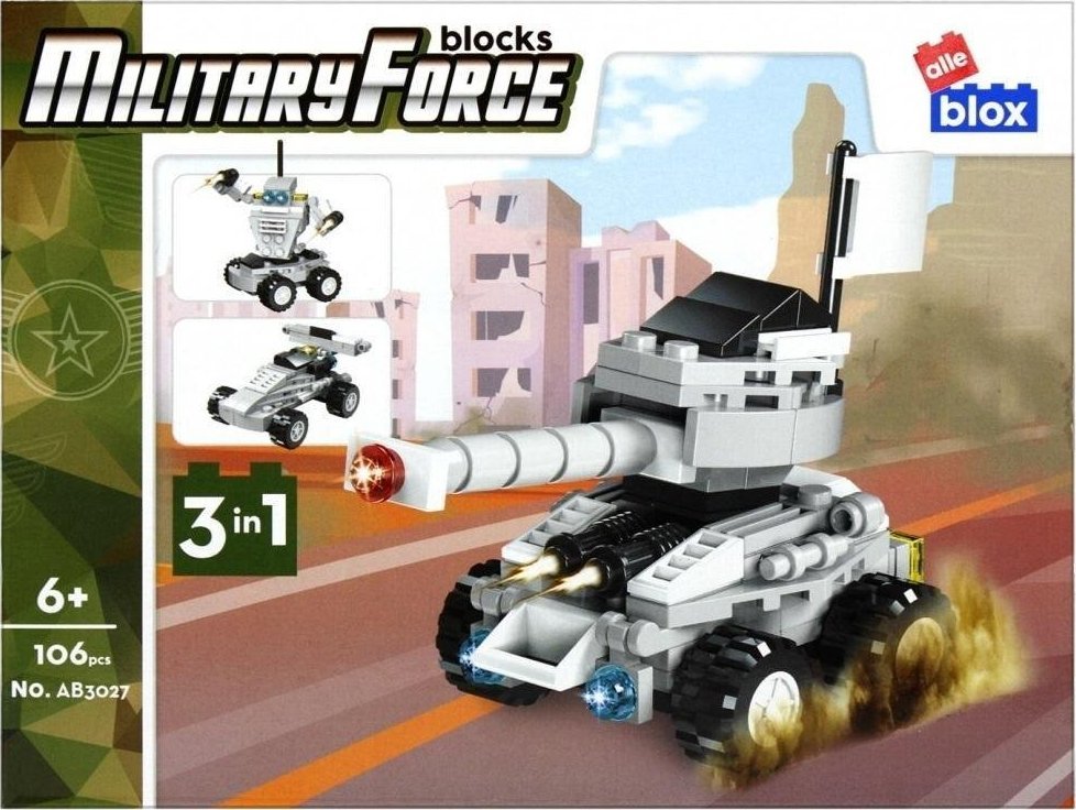 ALLEBLOX Klocki konstrukcyjne Wojsko ALLEBOX