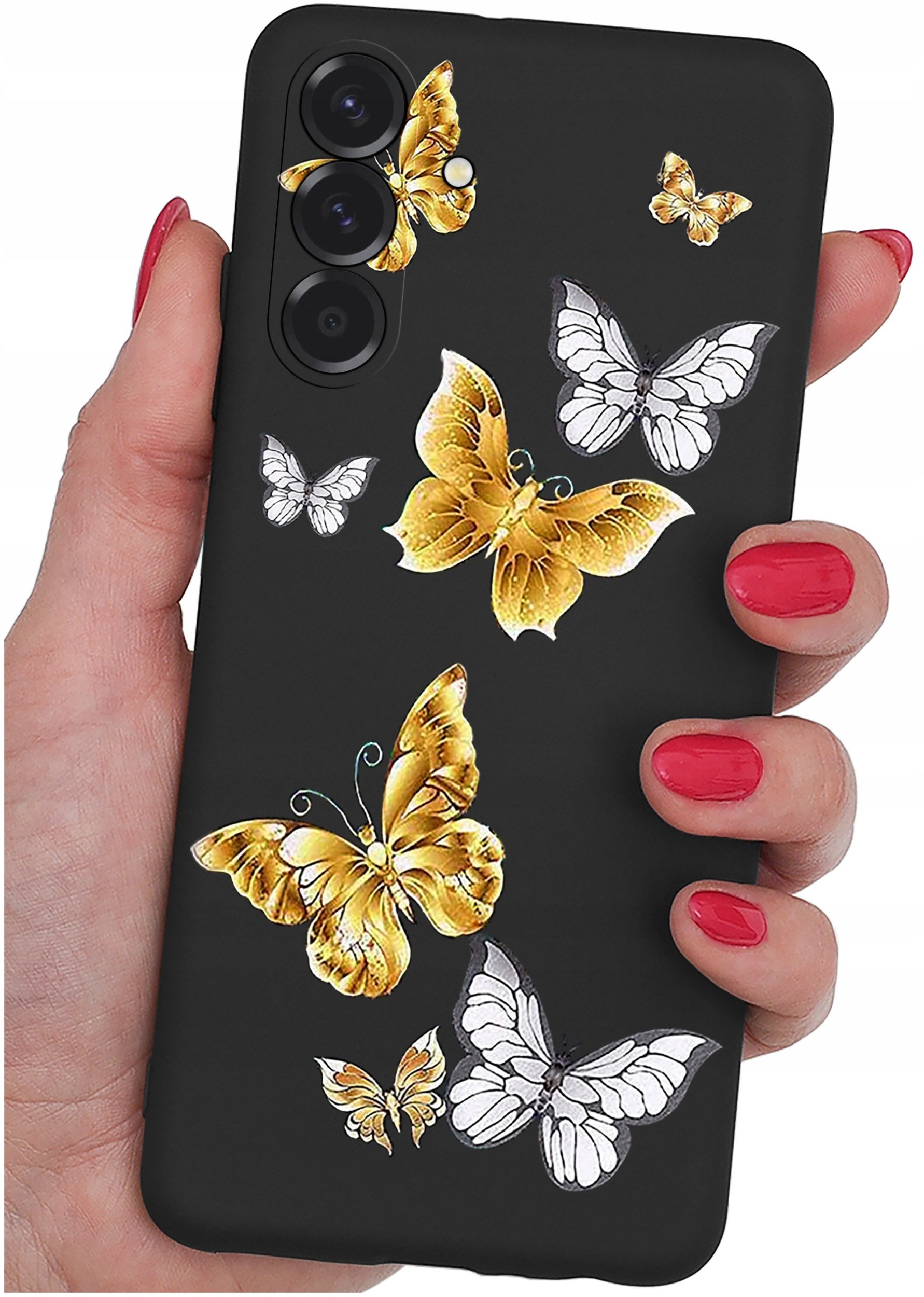 ETUI do Samsung A36 5G | WZORY | SILIKONOWE MATT CASE + SZKŁO 9H