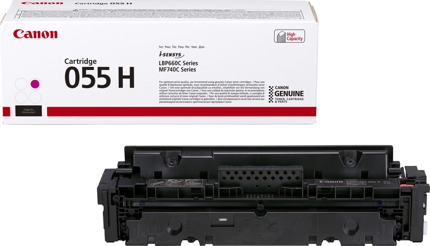 Toner Canon CRG-055H Magenta Oryginał (3018C002)