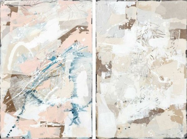 DKD Home Decor Płótno DKD Home Decor Abstrakcyjny (150 x 3,8 x 100 cm) (2 Sztuk)