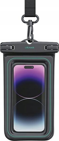 Usams Etui wodoodporne USAMS US-YD013 do 6.7" IP68 czarny/black