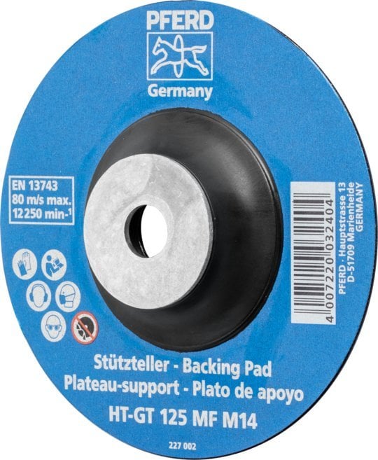 Pferd Heat-resistant pad for fiber discs PFERD HT-GT125 MF M14