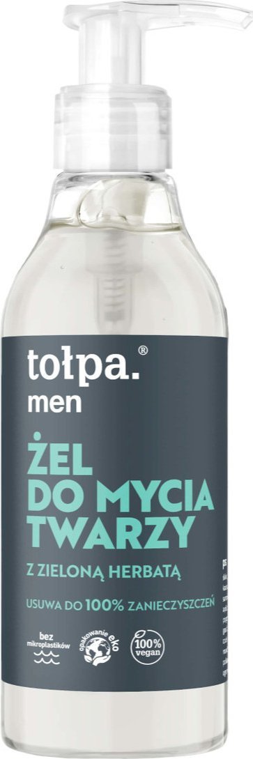 Tołpa Men Żel do Mycia Twarzy z Zieloną Herbatą 195ml