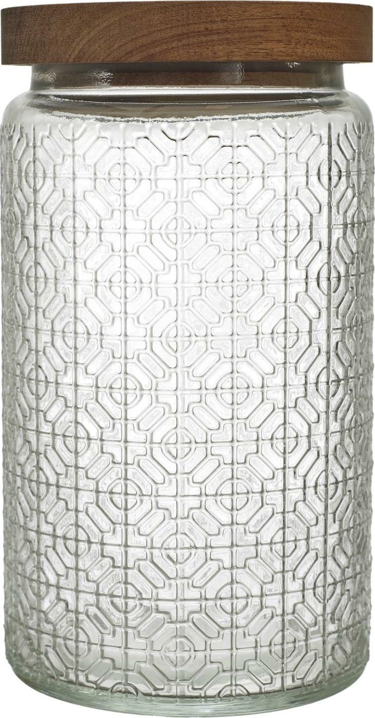 Intesi INTESI SŁOIK CISELE Z POKRYWKĄ Z AKACJI 1L WITRAŻ