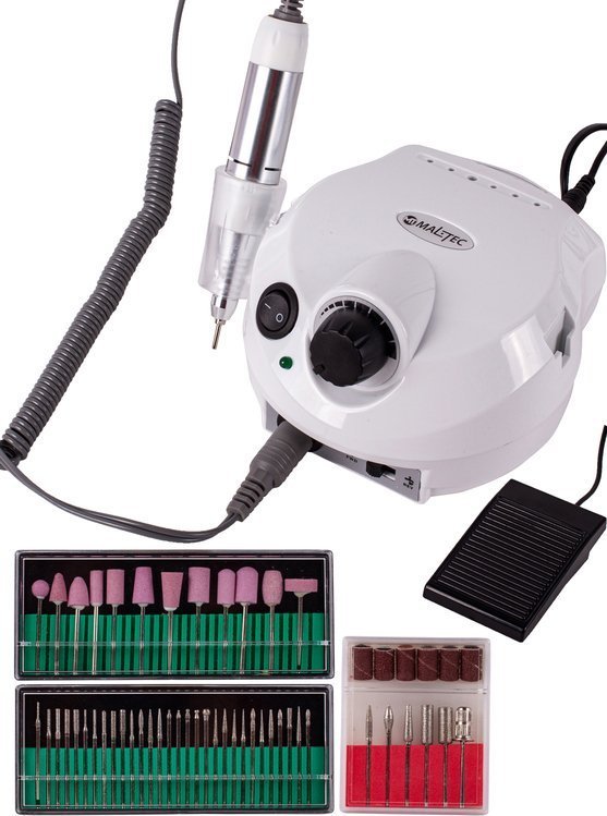 Maltec Mocna Frezarka Do Paznokci 30w + Frezy