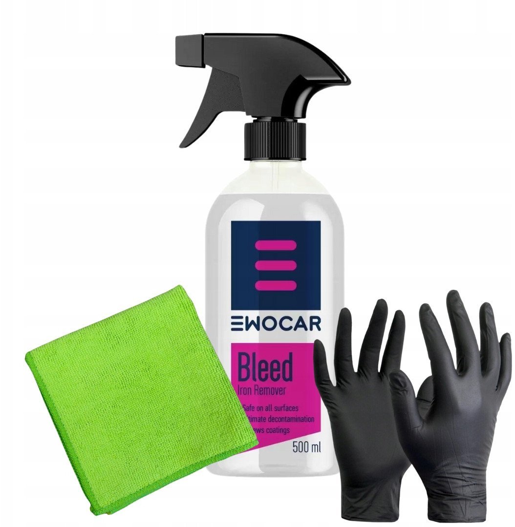 Metalo dulkių, dalelių valiklis Ewocar Bleed Iron Remover, 500 ml