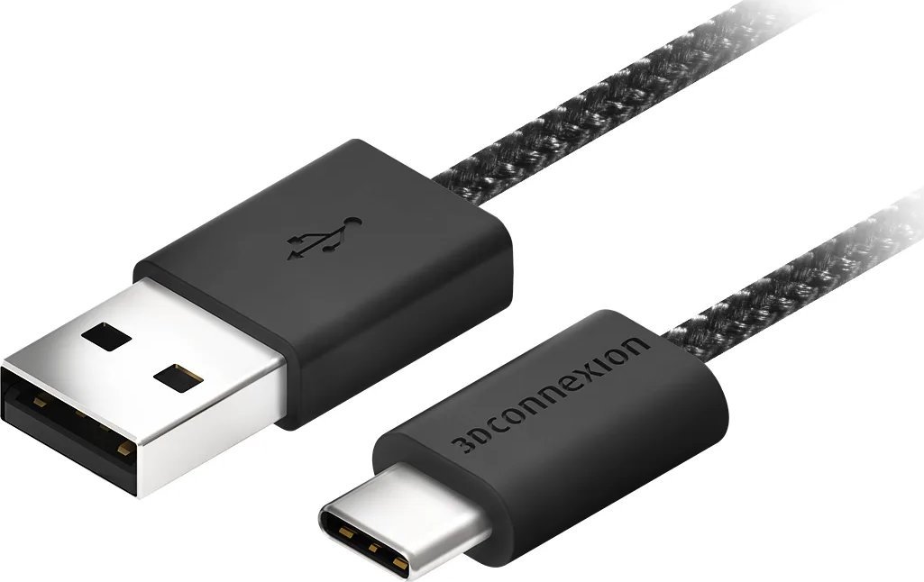 Kabel USB 3Dconnexion USB-A - USB-C 1.5 m Czarny (3DX-700089)
