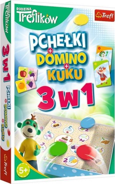 Trefl Gra pchełki domino kuku 3w1