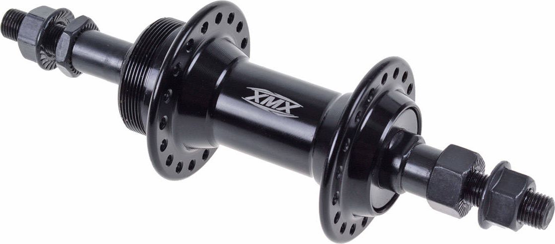 XMX Piasta tylna XMX A201R 36-otworów 3/8" 14G*36H*135*175 aluminiowa, czarna Uniwersalny