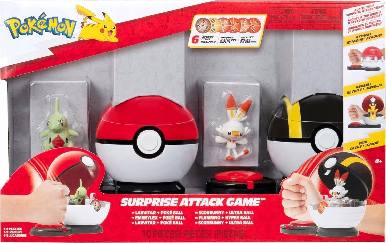 JAS POKEMON SURPRISE ATTACK LARV SCORBUN