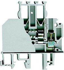 Simet Złączka szynowa gwintowa z bezpiecznikiem ZUB 1-2.5 2,5mm2 szara (13202312)