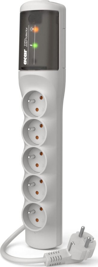 Listwa zasilająca Acar XP Standard przeciwprzepięciowa 5 gniazd 1.5 m szara (W0227)