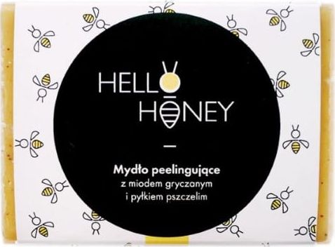 LullaLove Peelingujące mydło z pyłkiem pszczelim i miodem 100g