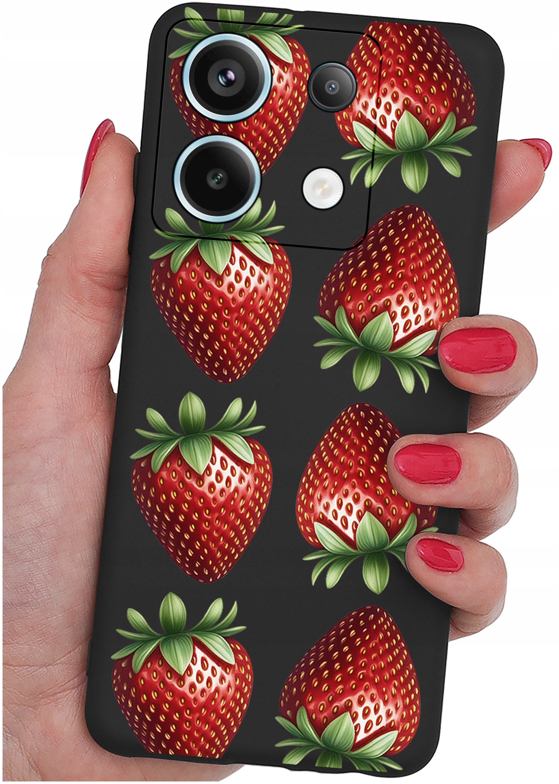 ETUI do Xiaomi Redmi Note 13 Pro 5G WZORY |SILIKONOWE MATT CASE +SZKŁO 9H