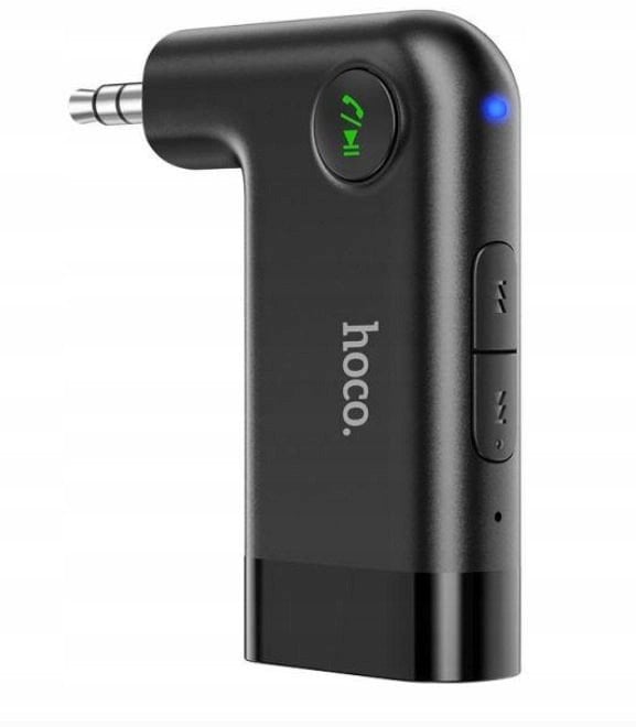 Bezprzewodowy odbiornik samochodowy Hoco AUX E53 czarny